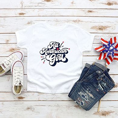 All American Girl Youth Short Sleeve Graphic Tee