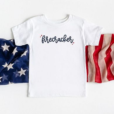 Firecracker Stars Youth Short Sleeve Graphic Tee