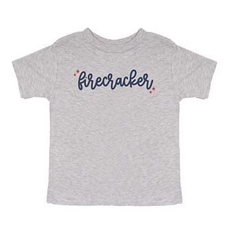 Firecracker Stars Youth Short Sleeve Graphic Tee
