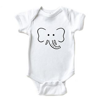 Elephant Baby Bodysuit