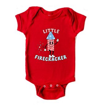 Retro Little Firecracker Baby Bodysuit