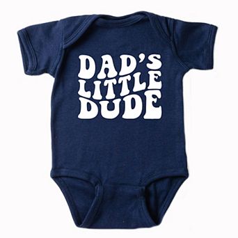 Dad's Little Dude Baby Bodysuit