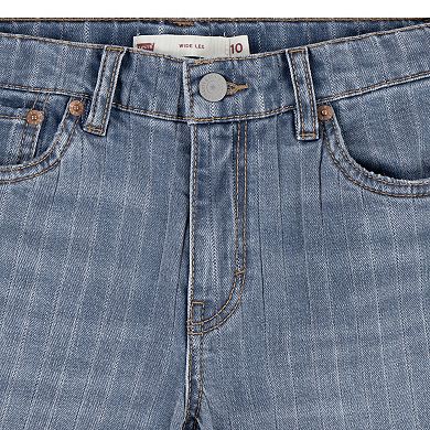 Girls 7-16 Levi's® Striped Wide Leg Jeans
