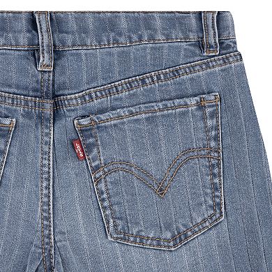 Girls 7-16 Levi's® Striped Wide Leg Jeans