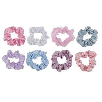 Girls' Elli by Capelli 8-pack Twister Scrunchies Set