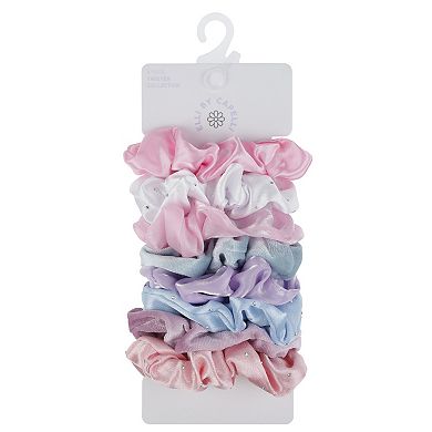 Girls' Elli by Capelli 8-pack Twister Scrunchies Set