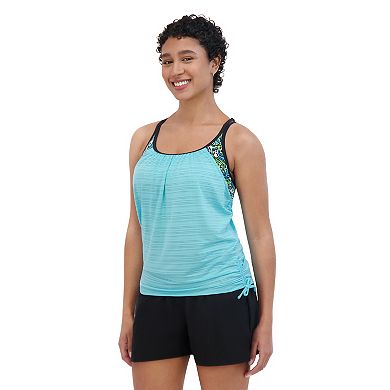 Women's ZeroXposur Envelop Ruched 2-in-1 Swim Top
