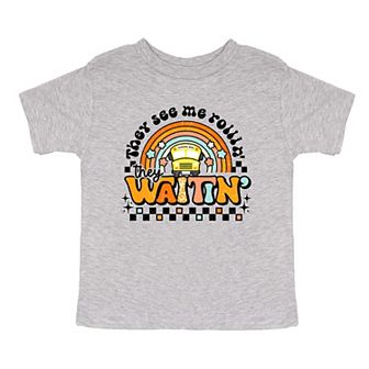 They See Me Rollin' Rainbow Toddler Short Sleeve Graphic Tee