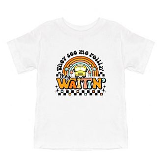 They See Me Rollin' Rainbow Toddler Short Sleeve Graphic Tee