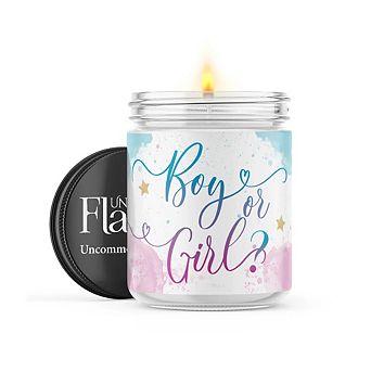 Gender Reveal Footprints - 22-oz Candle Jar - Sea Salt & Peony