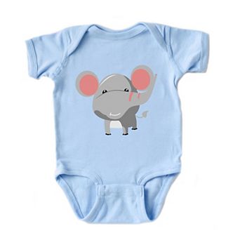 Elephant Colorful Baby Bodysuit