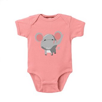 Elephant Colorful Baby Bodysuit