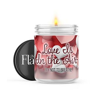 Love Is In The Air, Try Not To Breathe - 22-oz Candle Jar - Black Ice