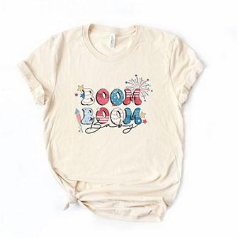 Boom Boom Baby Toddler Short Sleeve Graphic Tee