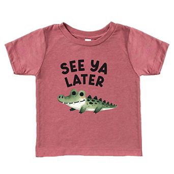 See You Later Alligator Youth Short Sleeve Graphic Tee