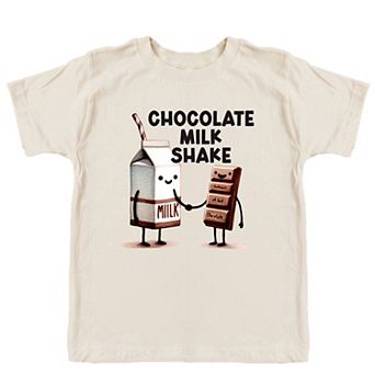 Chocolate Milk Shake Toddler Short Sleeve Graphic Tee