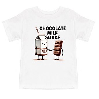 Chocolate Milk Shake Toddler Short Sleeve Graphic Tee