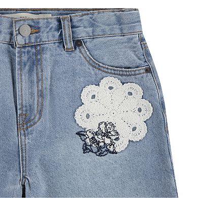Girls 7-16 Levi's® Patch Skater Shorts