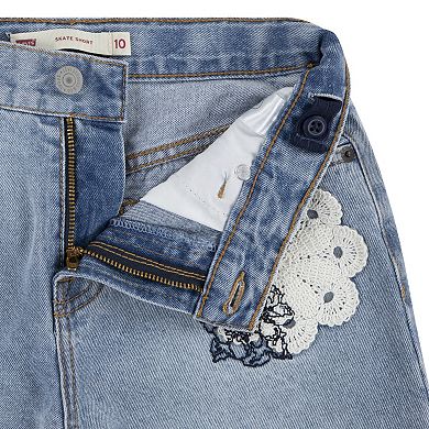 Girls 7-16 Levi's® Patch Skater Shorts