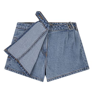 Girls 7-16 Levi's® Denim Skort & Detachable Belt 2-Piece Set