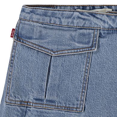 Girls 7-16 Levi's® Denim Skort & Detachable Belt 2-Piece Set