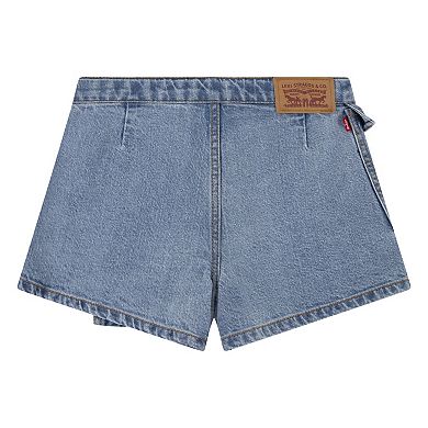 Girls 7-16 Levi's® Denim Skort & Detachable Belt 2-Piece Set