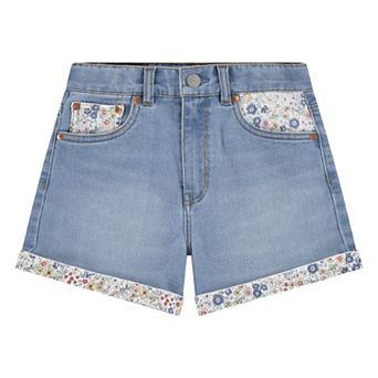 Girls 7-16 Levi's® Floral Mini Mom Jean Shorts