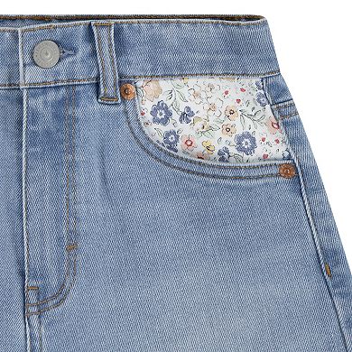 Girls 7-16 Levi's® Floral Mini Mom Jean Shorts