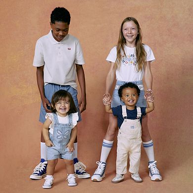 Girls 7-16 Levi's® Floral Mini Mom Jean Shorts