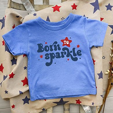 Born To Sparkle Youth Short Sleeve Graphic Tee
