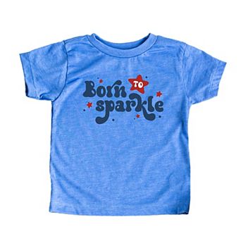 Born To Sparkle Youth Short Sleeve Graphic Tee
