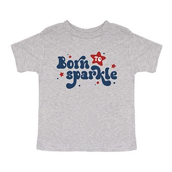 Born To Sparkle Youth Short Sleeve Graphic Tee