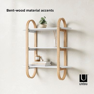 Umbra Bellwood 3-Tiered Oval Wall Shelf