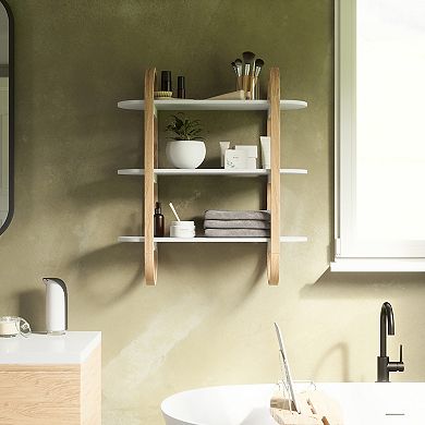 Umbra Bellwood 3-Tiered Oval Wall Shelf