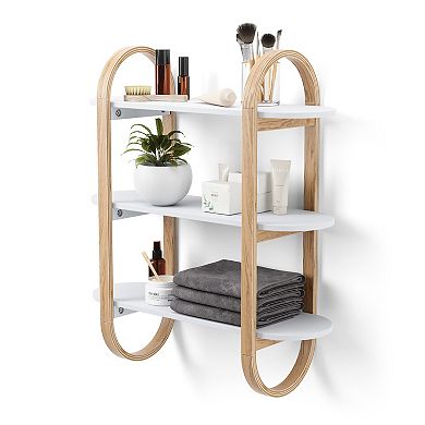 Umbra Bellwood 3-Tiered Oval Wall Shelf