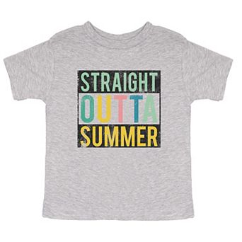 Straight Outta Summer Youth Short Sleeve Graphic Tee