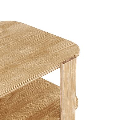 Umbra Bellwood Modern Curved Tiered Coffee Table