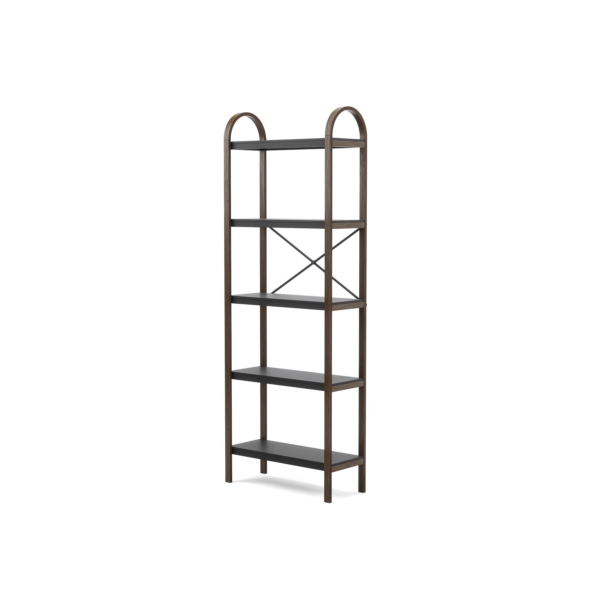 Umbra Bellwood 5-Tier Freestanding Shelf, Black Brown