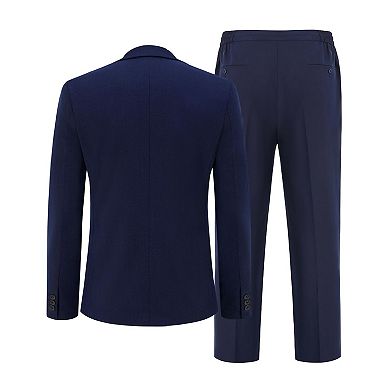Mens 3 Piece Suits Casual One Button Blazer Lightweight Beach Coats Vest And Pant Suit
