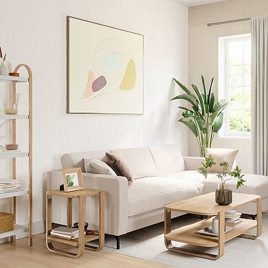 Umbra Bellwood Curved Modern Tiered End Table
