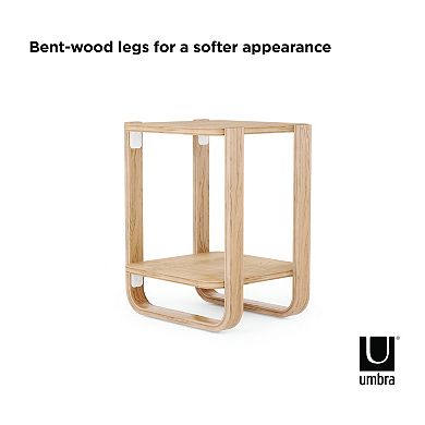 Umbra Bellwood Curved Modern Tiered End Table