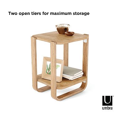 Umbra Bellwood Curved Modern Tiered End Table