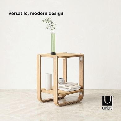 Umbra Bellwood Curved Modern Tiered End Table
