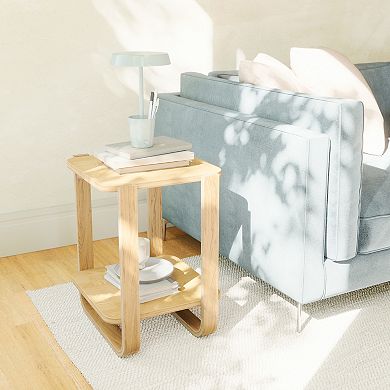 Umbra Bellwood Curved Modern Tiered End Table