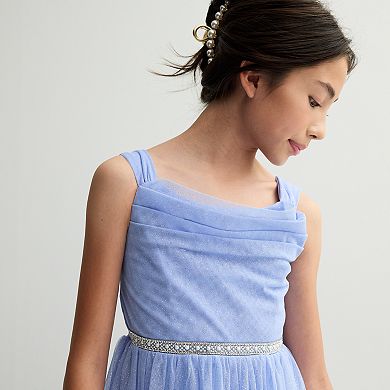 Girls 7-16 Speechless Glitter Tulle Midi Ballet Dress