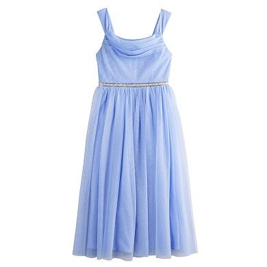 Girls 7-16 Speechless Glitter Tulle Midi Ballet Dress