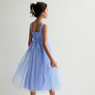 Girls 7-16 Speechless Glitter Tulle Midi Ballet Dress