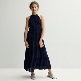 Girls 7-16 Speechless Tiered Halter Maxi Dress