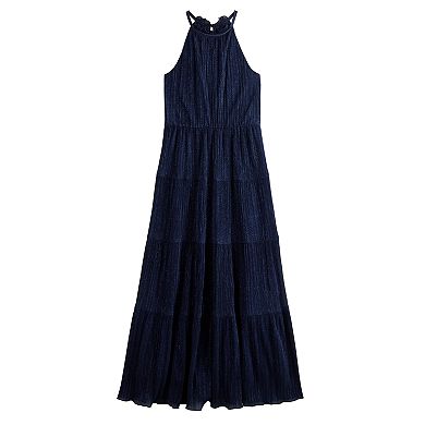 Girls 7-16 Speechless Tiered Halter Maxi Dress