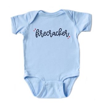 Firecracker Stars Baby Bodysuit